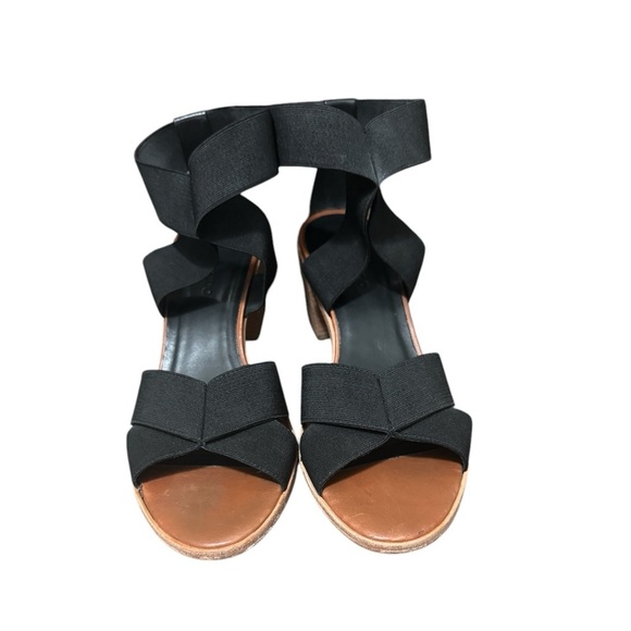 Anthropologie Bernardo strappy block heel classic feminine romantic elegant 90’s - Picture 4 of 15